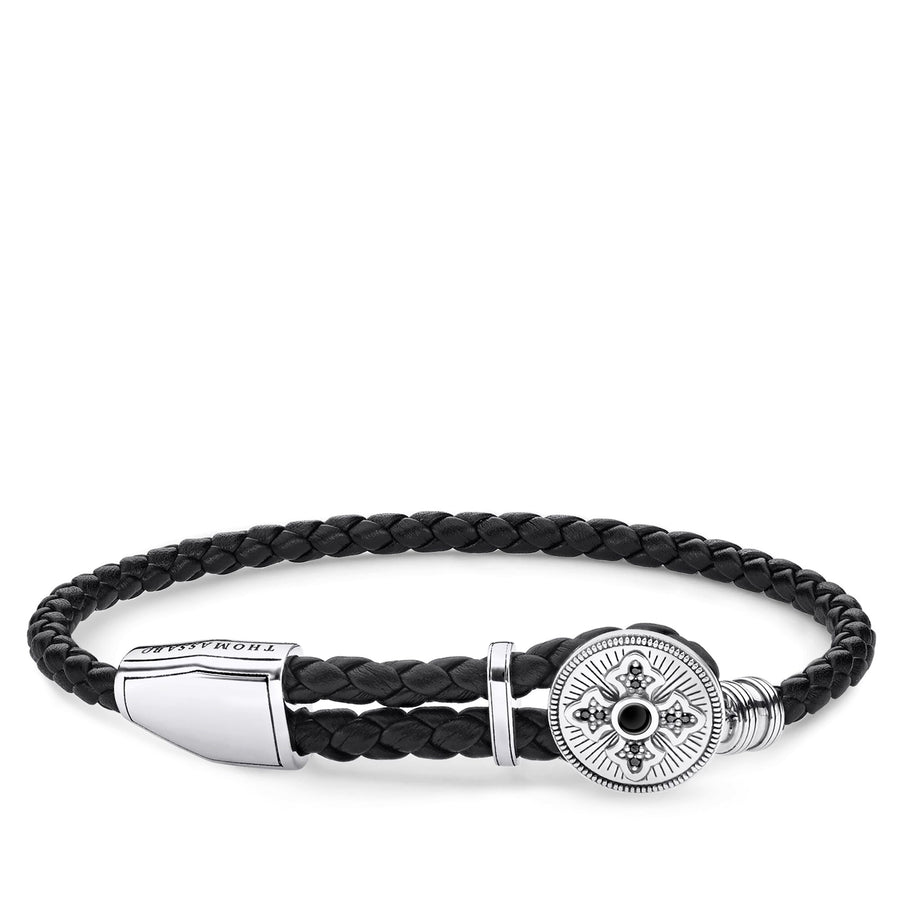 bracelet cuir Croix