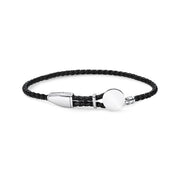 Bracelet cuir médaille