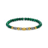 Bracelet talisman bicolore vert