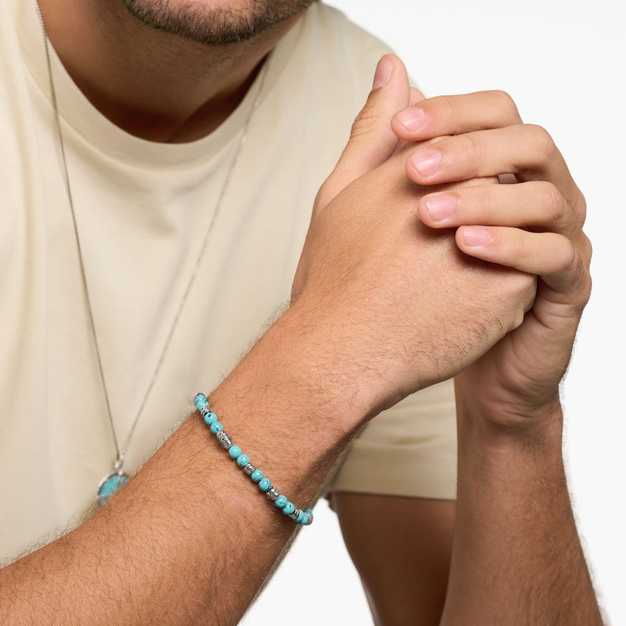 Bracelet talisman turquoise