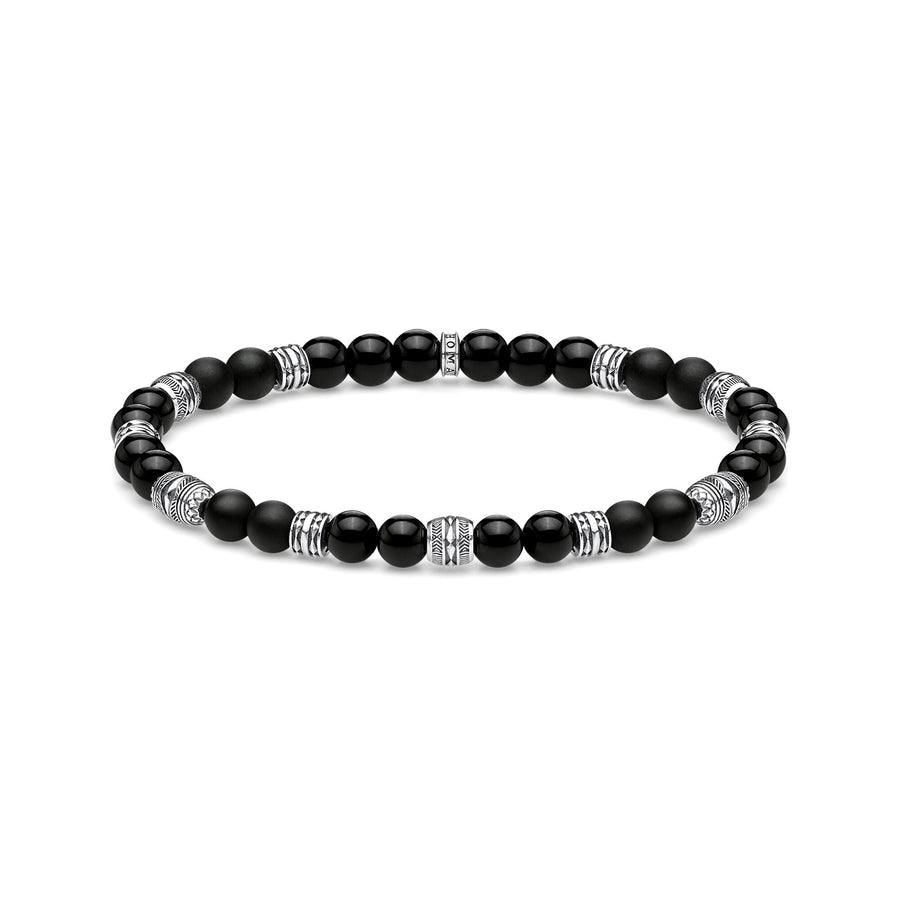 Bracelet talisman noir