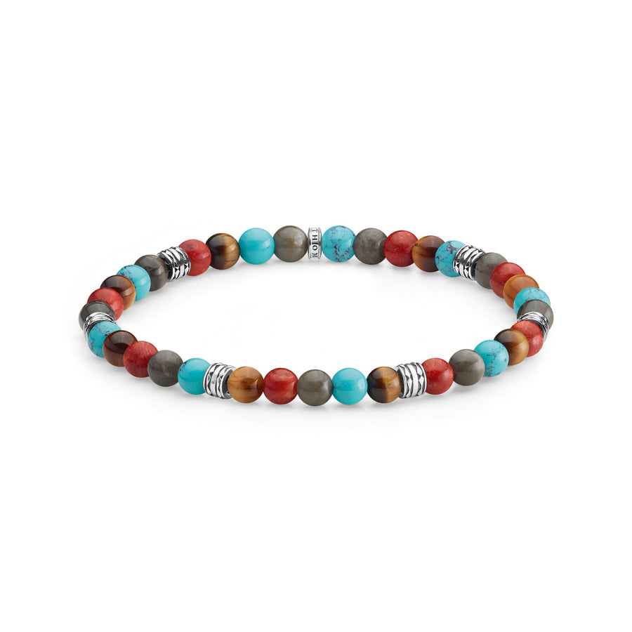 Bracelet talisman multicolore