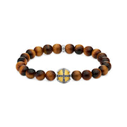 Bracelet croix or