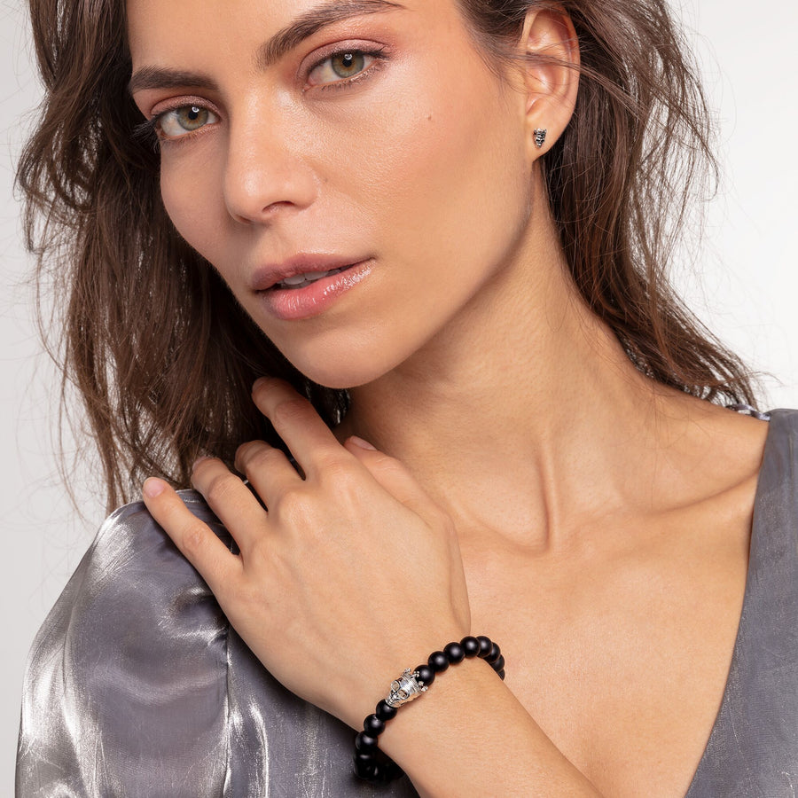 bracelet Tête de mort roi