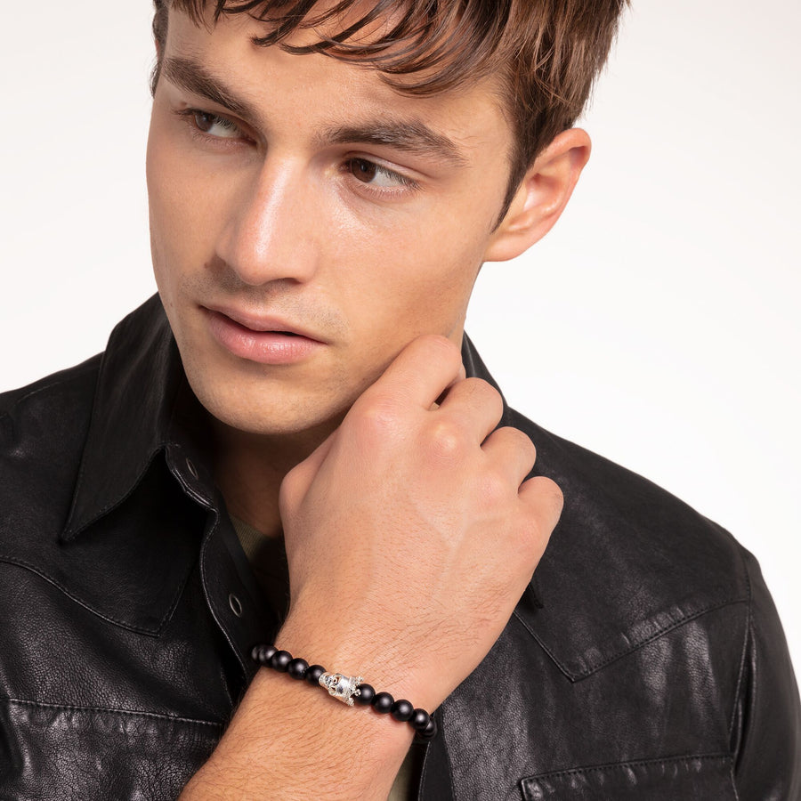 bracelet Tête de mort roi
