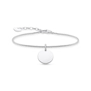 Bracelet médaille argent