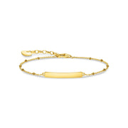 Bracelet classique dots or