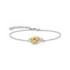 Bracelet couronne or