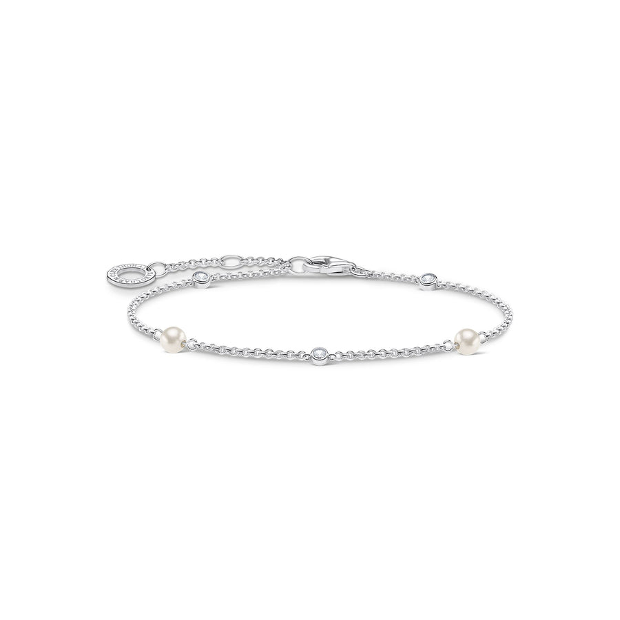 Bracelet pierres blanches
