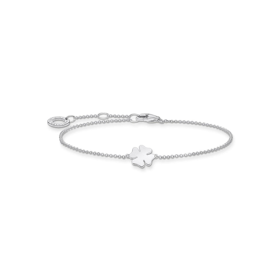 Bracelet trèfle argent