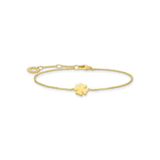 Bracelet trèfle or