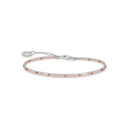 Bracelet double or rose