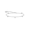 Bracelet pierres blanches argent