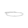 Bracelet pierres blanches argent