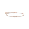 Bracelet infinité or rose