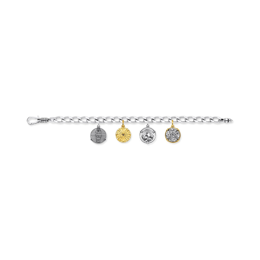 Bracelet Elements of Nature or-argent