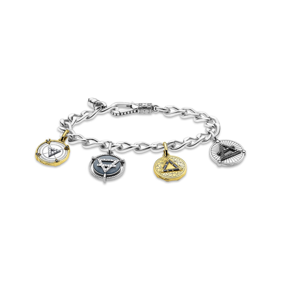 Bracelet Elements of Nature or-argent