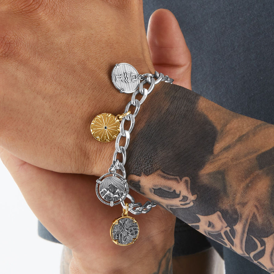 Bracelet Elements of Nature or-argent