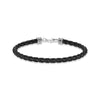 Bracelet en cuir noir