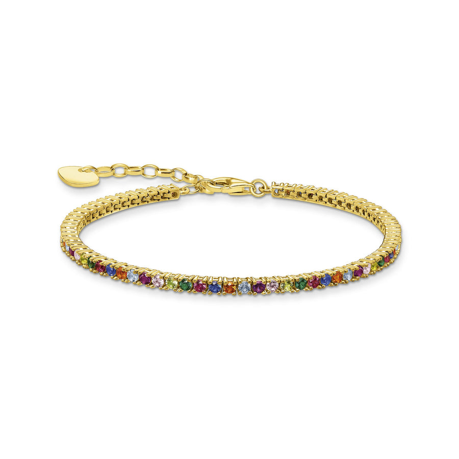 Bracelet pierres colorées argent