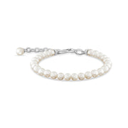 Bracelet perles argent
