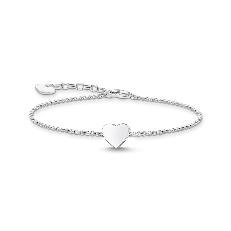 Bracelet cœur argent