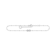 Chaîne de cheville Infinity argent