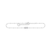 Chaîne de cheville Infinity argent