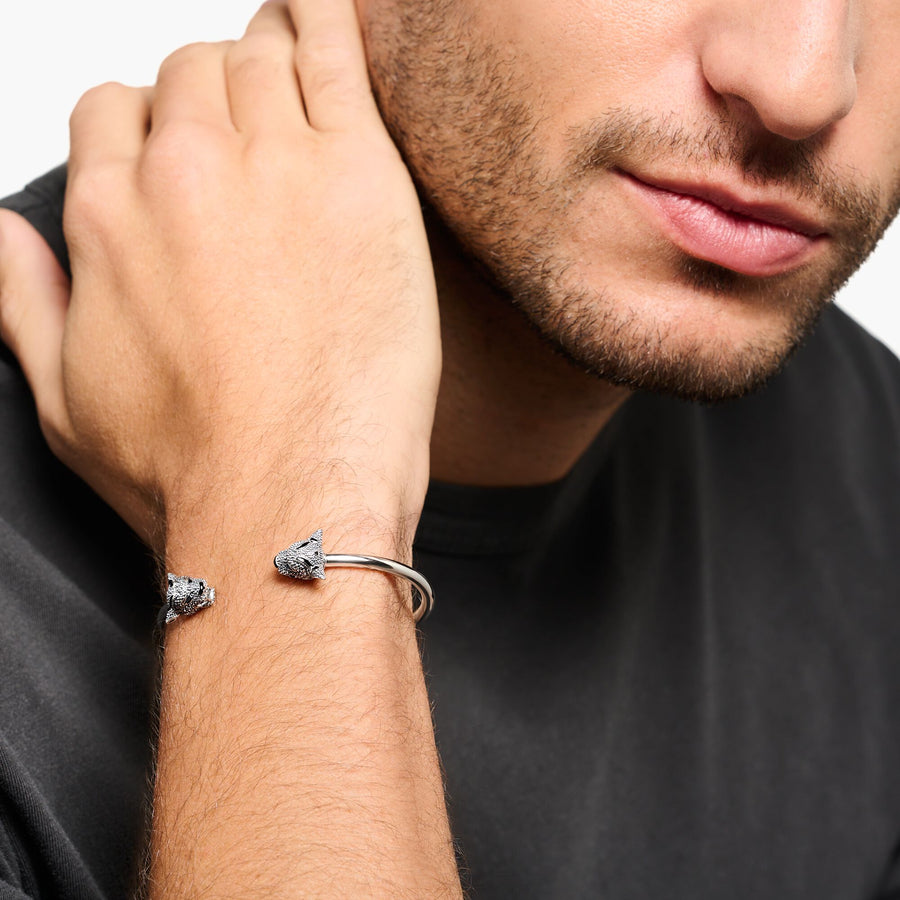 Bracelet jonc Black Cat
