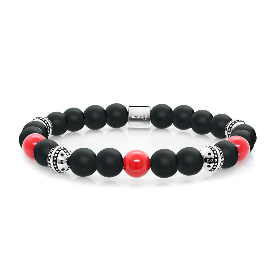 ROSSO ACCENT BEAD BRACELET