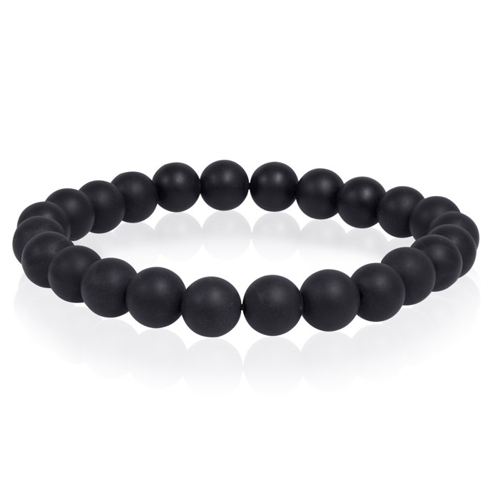 Onyx Bead Bracelet