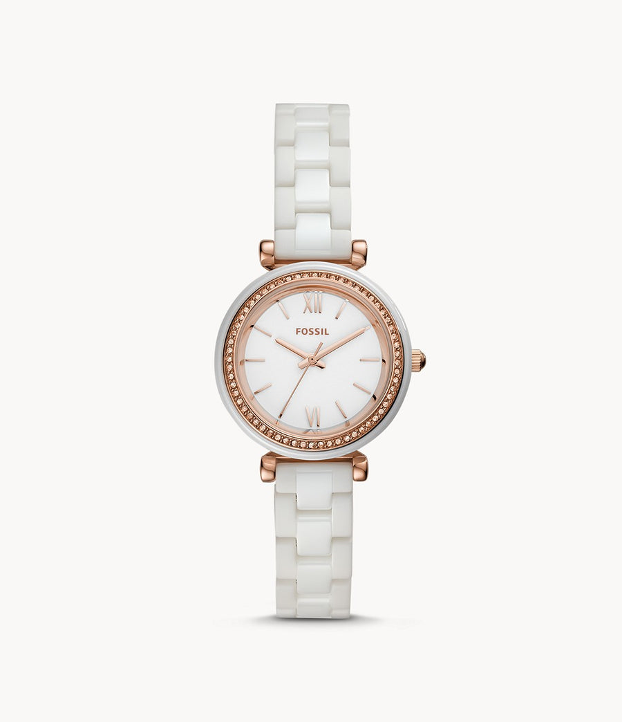 FOSSIL Montre Carlie Mini à trois cadrans