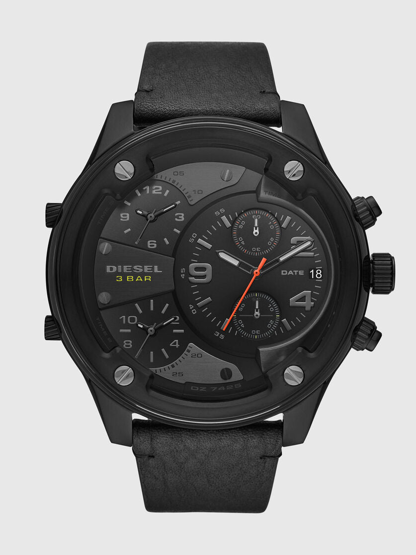 DIESEL Montre Boltdown Cuir à trois aiguilles