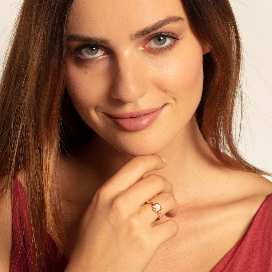 bague Vintage rose
