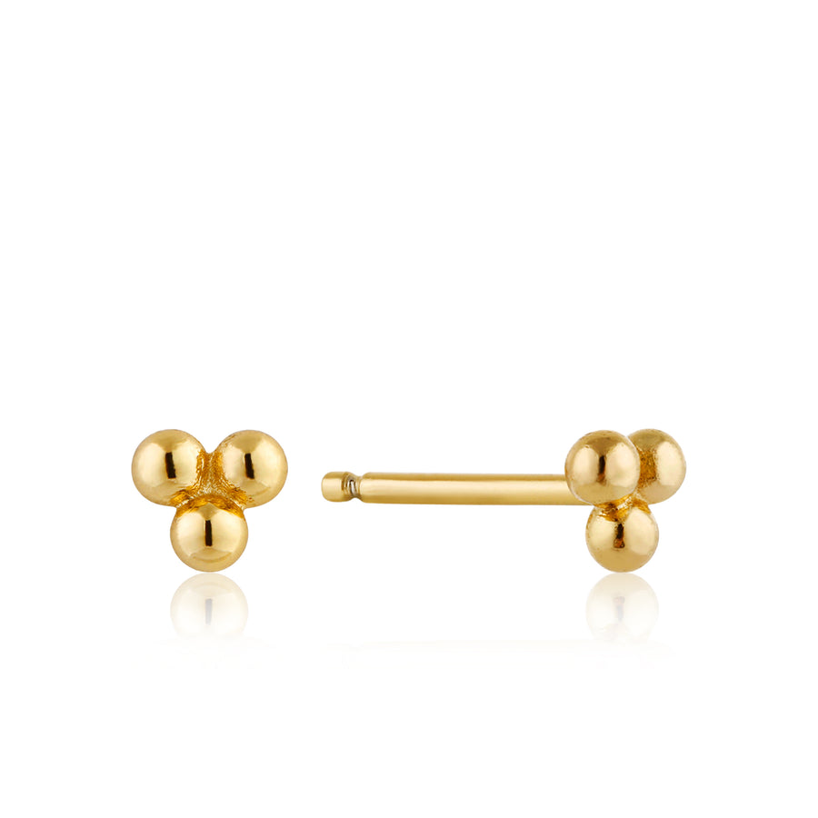 Clous d'oreilles à 3 Billes