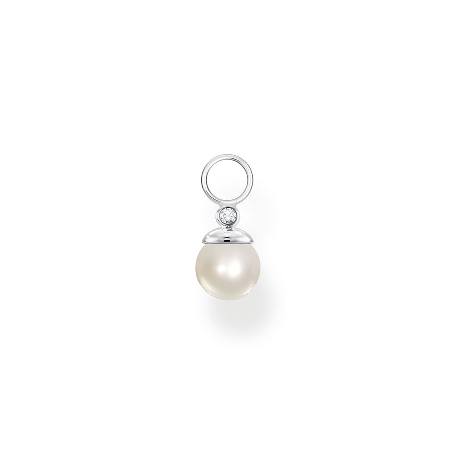 Pendentif pour boucle d'oreille unique perle