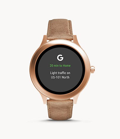 FOSSIL Montre connectée 3e génération Venture Cuir