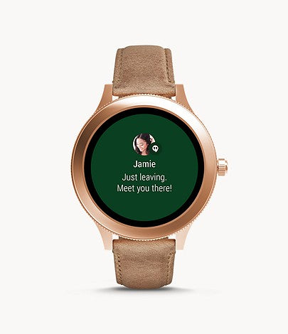 FOSSIL Montre connectée 3e génération Venture Cuir