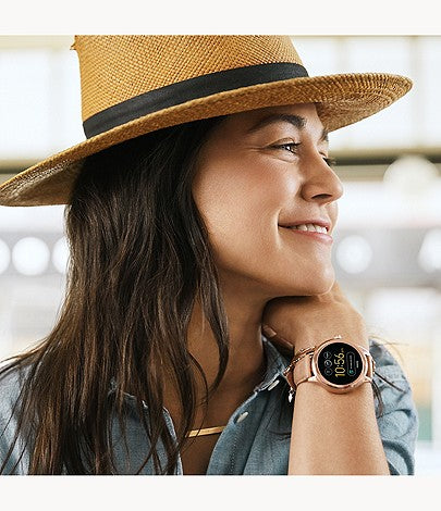 FOSSIL Montre connectée 3e génération Venture Cuir