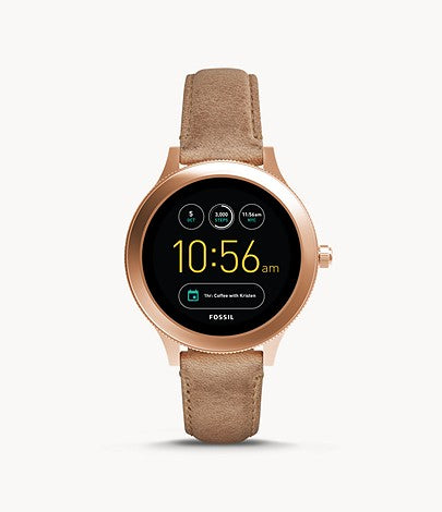 FOSSIL Montre connectée 3e génération Venture Cuir