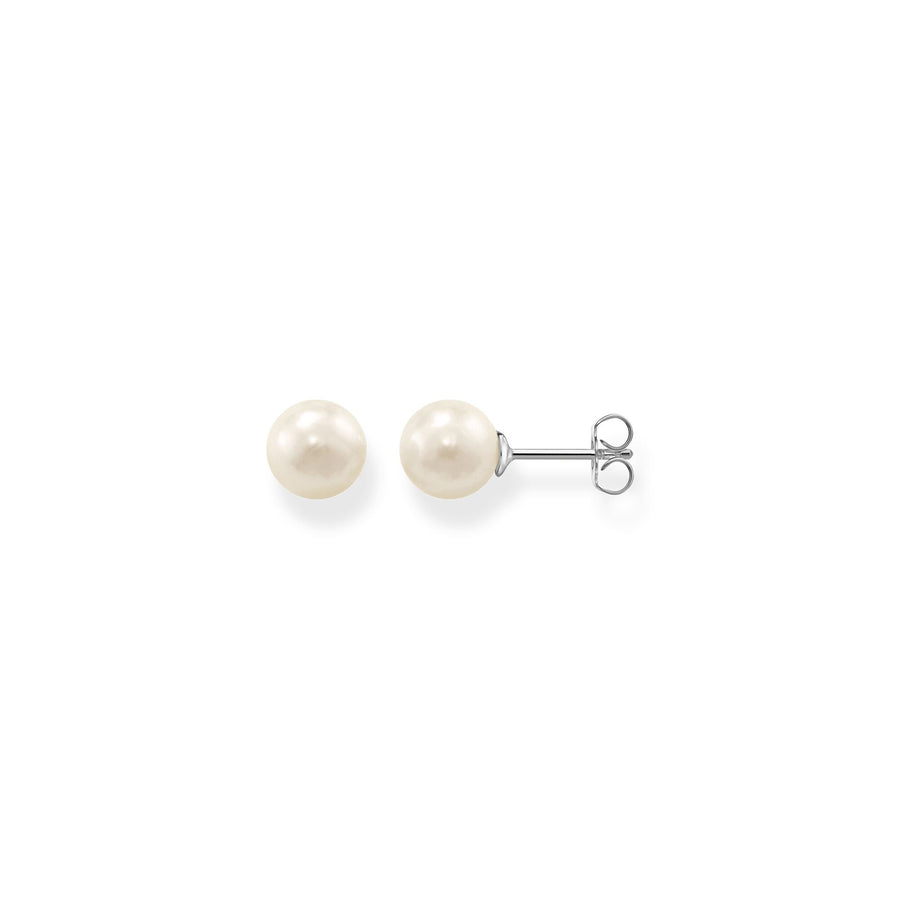 Clous d'oreilles perles grand