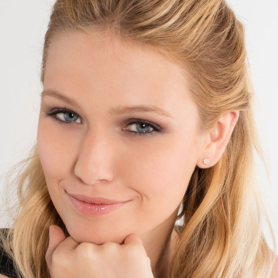 Clous d'oreilles sparkling circles