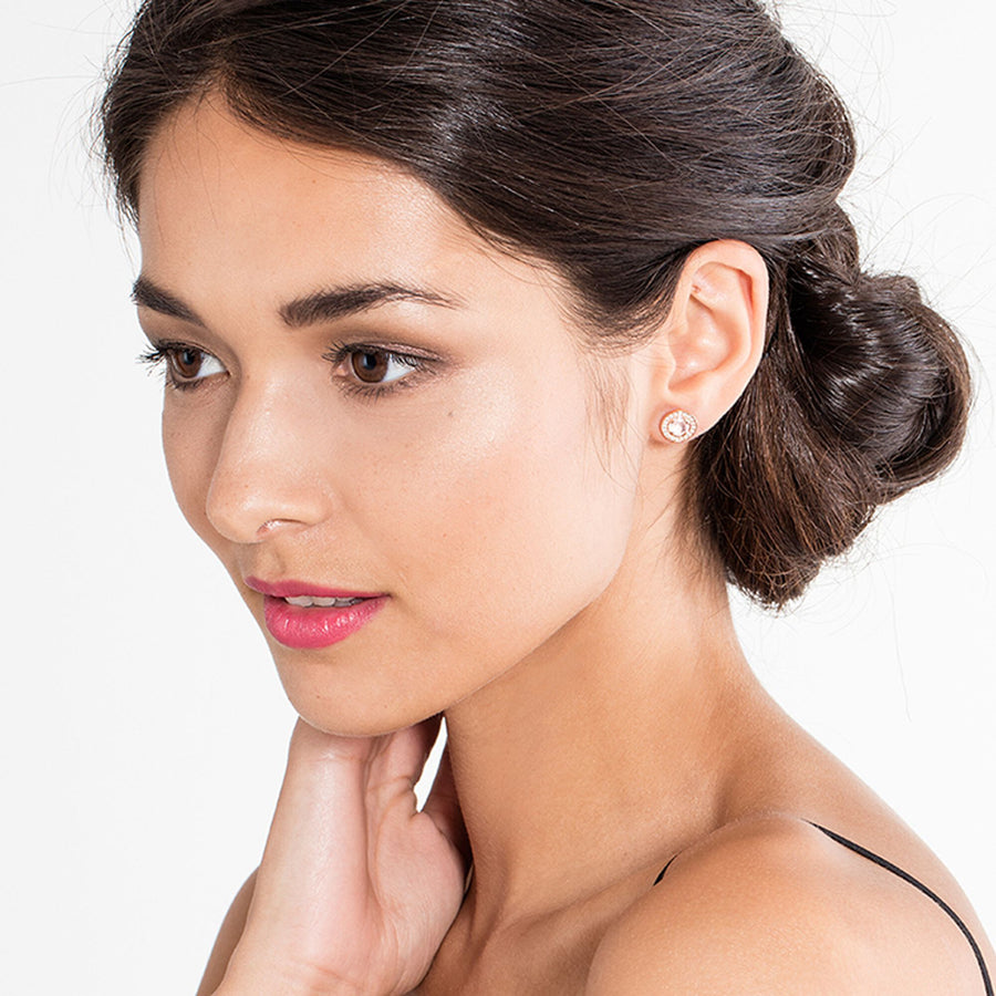 Clous d'oreilles light of Luna rose