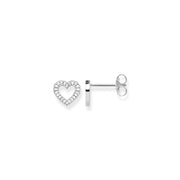 Clous d'oreilles cœurs grands