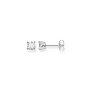 Clous d'oreilles pierre blanche