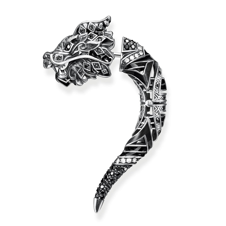 boucle d'oreille Dragon chinoise