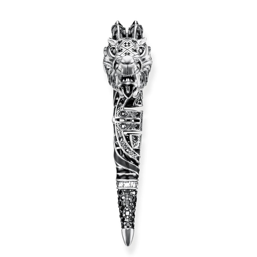 boucle d'oreille Dragon chinoise (Article vendu a l'unité)