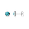 clous d'oreilles turquoise