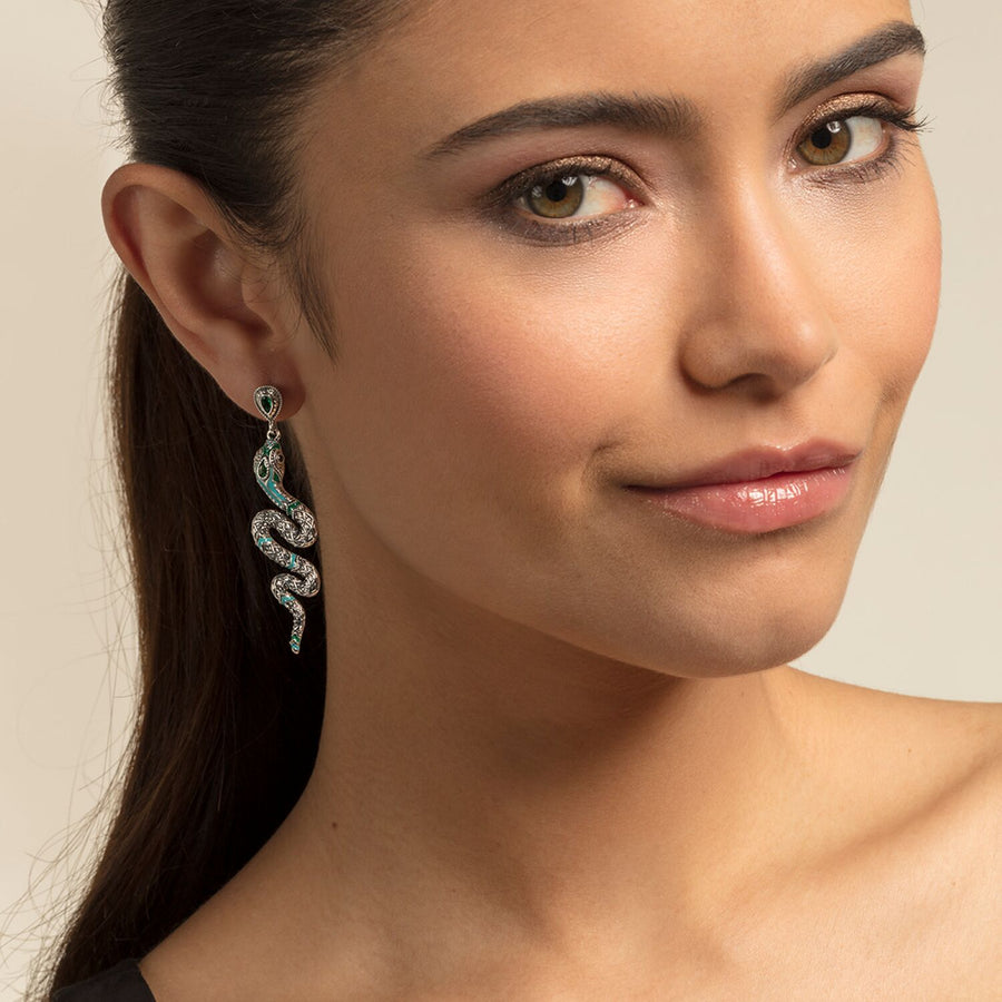 boucle d'oreille serpent