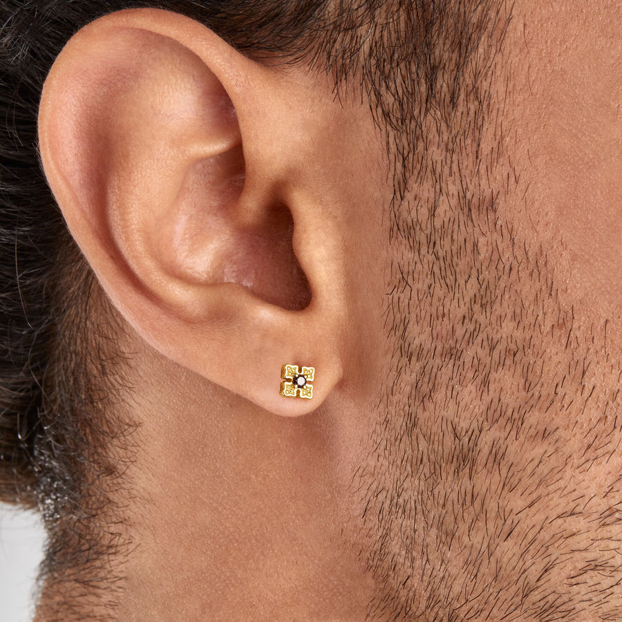 Clous d'oreilles royaltie or
